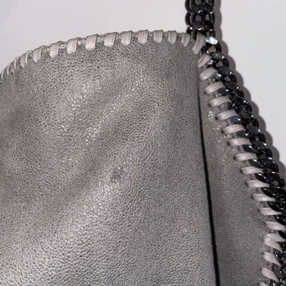 Stella McCartney Large Falabella - Grey w Silver Chain - Picture 16 of 16